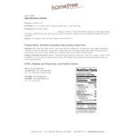 Homefree Individually Wrapped Vegan Gluten-Free Chocolate Chip Cookie 1 oz. - 36/Case