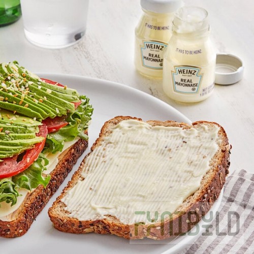 Heinz Mayonnaise 1.80 oz. Personal Glass Bottle - 60/Case