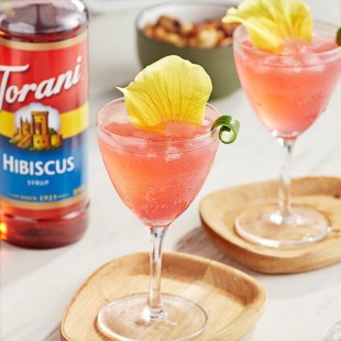 Torani Hibiscus Flavoring Syrup 750 mL Plastic Bottle