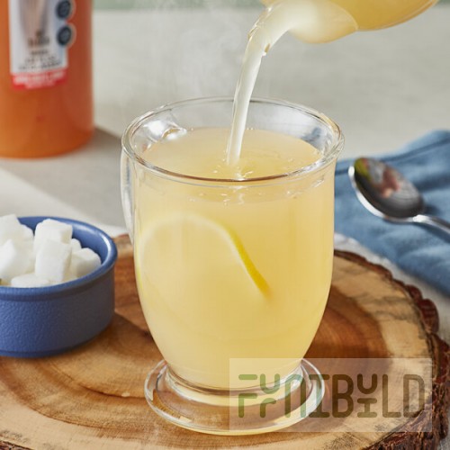 SHOTT Lemon, Ginger, and Honey Real Fruit Concentrated Flavoring Syrup 1 Liter - 6/Case