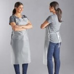 Choice Black 38 Mil Heavy Weight Vinyl Dishwasher Apron - 40