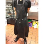 Choice Black 38 Mil Heavy Weight Vinyl Dishwasher Apron - 40