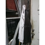 Choice Black 38 Mil Heavy Weight Vinyl Dishwasher Apron - 40