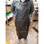Choice Black 38 Mil Heavy Weight Vinyl Dishwasher Apron - 40