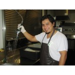 Choice Black 38 Mil Heavy Weight Vinyl Dishwasher Apron - 40