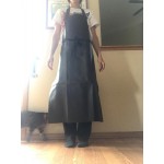 Choice Black 38 Mil Heavy Weight Vinyl Dishwasher Apron - 40
