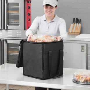 Choice Customizable Insulated Food Delivery Bag Black Nylon 13 Choice Customizable Insulated Food Delivery Bag Black Nylon 13