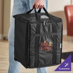 Choice Customizable Insulated Food Delivery Bag Black Nylon 13 Choice Customizable Insulated Food Delivery Bag Black Nylon 13