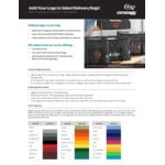 Choice Customizable Insulated Food Delivery Bag Black Nylon 13 Choice Customizable Insulated Food Delivery Bag Black Nylon 13