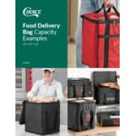 Choice Customizable Insulated Food Delivery Bag Black Nylon 13 Choice Customizable Insulated Food Delivery Bag Black Nylon 13