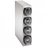 Vollrath 58823-A-A-A Stainless Steel 3-Slot Vertical 8 - 44 oz. Countertop Cup Dispenser Cabinet Vollrath 58823-A-A-A Stainless Steel 3-Slot Vertical 8 - 44 oz. Countertop Cup Dispenser Cabinet