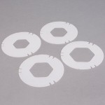 San Jamar C2210C Euro EZ-Fit® In-Counter 6 - 24 oz. Cup Dispenser with White Gasket - 23 1/4 San Jamar C2210C Euro EZ-Fit® In-Counter 6 - 24 oz. Cup Dispenser with White Gasket - 23 1/4