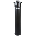 San Jamar C2210C Euro EZ-Fit® In-Counter 6 - 24 oz. Cup Dispenser with White Gasket - 23 1/4 San Jamar C2210C Euro EZ-Fit® In-Counter 6 - 24 oz. Cup Dispenser with White Gasket - 23 1/4