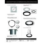 San Jamar C2210C Euro EZ-Fit® In-Counter 6 - 24 oz. Cup Dispenser with White Gasket - 23 1/4 San Jamar C2210C Euro EZ-Fit® In-Counter 6 - 24 oz. Cup Dispenser with White Gasket - 23 1/4