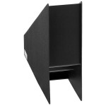 ServSense Black 4-Section Countertop Cup / Lid Organizer - 4 1/2