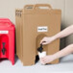 Cambro 1000LCD157 Camtainer® 11.75 Gallon Coffee Beige Insulated Beverage Dispenser Cambro 1000LCD157 Camtainer® 11.75 Gallon Coffee Beige Insulated Beverage Dispenser