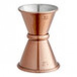 Acopa 0.5 oz. & 0.75 oz. Copper Japanese Jigger