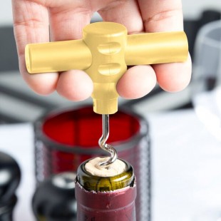 Franmara Woodtone Customizable Plastic Pocket Corkscrew 3008-52