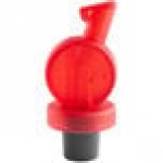 Franmara Transparent Red Auto-Close Top Medium Speed Pourer 8000-21 BU - 12/Pack Franmara Transparent Red Auto-Close Top Medium Speed Pourer 8000-21 BU - 12/Pack
