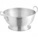 Choice 16 Qt. Heavy-Duty Aluminum Colander with Base and Handles Choice 16 Qt. Heavy-Duty Aluminum Colander with Base and Handles