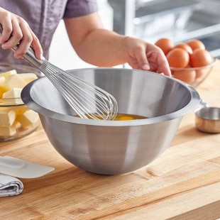 Matfer Bourgeat 6.9 Qt. Stainless Steel Hemispherical Mixing Bowl 703030
