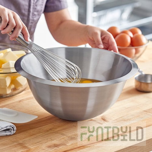 Matfer Bourgeat 6.9 Qt. Stainless Steel Hemispherical Mixing Bowl 703030