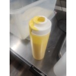 Choice 12 oz. Green Wide Mouth Squeeze Bottle - 6/Pack