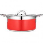 Bon Chef Country French X 3.28 Qt. Black Stainless Steel Pot - 71301-CF2-B