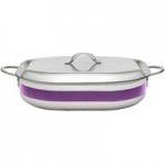 Bon Chef Country French X 3.28 Qt. Black Stainless Steel Pot - 71301-CF2-B