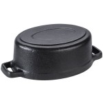 Libbey CIS-27 11 oz. Mini Cast Iron Oval Dutch Oven - 12/Case Libbey CIS-27 11 oz. Mini Cast Iron Oval Dutch Oven - 12/Case