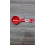 Carlisle 492908 Measure Misers 4 oz. Forest Green Acetal Short Handle Perforated Portion Spoon