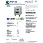 Hoshizaki Steelheart B Series WR27B-D2 27
