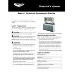 Vollrath FC-4TD-28120-C SerVue Touchless Refrigerated 8-Compartment Slide-In Salad Dispenser - 120V
