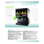 Cornelius 621058656 Pro Ice Drink Dual Nozzle Dispenser with Digital Touch Screen and Drip Tray