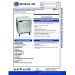 Beverage-Air WTR27HC-FLT 27