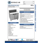 Beverage-Air SPE36HC-08-CL Elite 36
