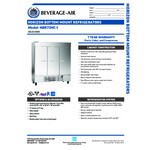 Beverage-Air HBR72HC-1 Horizon Series 75 Beverage-Air HBR72HC-1 Horizon Series 75