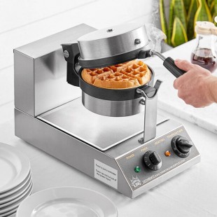 Carnival King WBM13 Non-Stick Belgian Waffle Maker with Timer - 120V