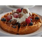 Carnival King WBM13 Non-Stick Belgian Waffle Maker with Timer - 120V