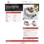 Carnival King WBM13 Non-Stick Belgian Waffle Maker with Timer - 120V
