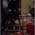 Carnival King WBM13 Non-Stick Belgian Waffle Maker with Timer - 120V