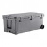 CaterGator CG200PGW Gray 210 Qt. Mobile Rotomolded Outdoor Cooler / Ice Chest