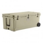 CaterGator CG200PGW Gray 210 Qt. Mobile Rotomolded Outdoor Cooler / Ice Chest