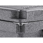 CaterGator CG200PGW Gray 210 Qt. Mobile Rotomolded Outdoor Cooler / Ice Chest
