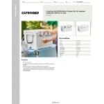 CaterGator JB100WH White 3 Faucet 106 Qt. Insulated Jockey Box with 100 ft. Coils
