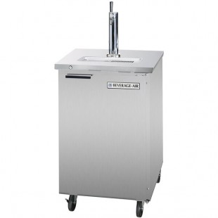 Beverage-Air DD24HC-1-S-079 Triple Tap Kegerator Beer Dispenser - Stainless Steel, 1 (1/2) Keg Capacity