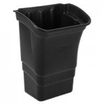 Rubbermaid® FG9T6800BLA Black Executive Three Shelf Bussing Cart Rubbermaid® FG9T6800BLA Black Executive Three Shelf Bussing Cart