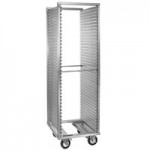 Cres Cor 208-1835-D Deluxe 35 Pan End Load Aluminum Roll-In Refrigerator Rack with Corrugated Sidewalls, Bumper, and Enclosed Base - Assembled Cres Cor 208-1835-D Deluxe 35 Pan End Load Aluminum Roll-In Refrigerator Rack with Corrugated Sidewalls, Bumper, and Enclosed Base - Assembled
