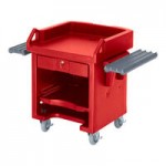 Cambro VBR5158 Hot Red 5' Versa Food / Salad Bar with Standard Casters Cambro VBR5158 Hot Red 5' Versa Food / Salad Bar with Standard Casters
