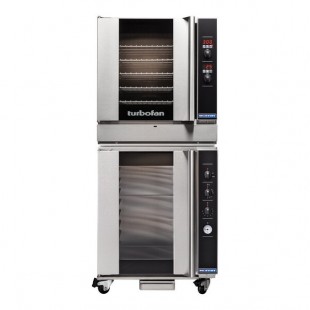 Moffat G32D5/P8M Turbofan Full Size Liquid Propane Digital Convection Oven with Steam Injection and 8 Tray Holding Cabinet / Proofer - 33,000 BTU; 110-120V